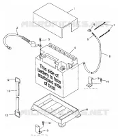 CAJA DE BATERIA SL 700 B964066 and  Intl. SL 700 I964066 (4935633563B006)