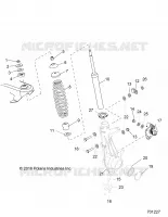 SUSPENSION, PUNTAL DELANTERO