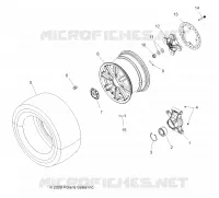RUEDAS, REAR and HUB