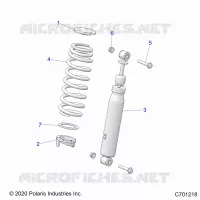 SUSPENSION, CHOQUE FRONTAL MOUNTING