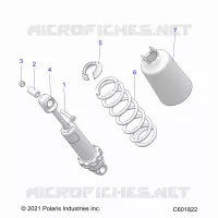SUSPENSION, CHOQUE FRONTAL TRACK (7045714)
