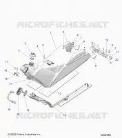 SISTEMA DE COMBUSTIBLE, FUEL TANK ASM.
