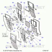 PUERTAS, REAR, CRANK