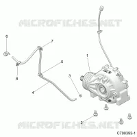 DRIVE TRAIN, FRONT MONTAJE DE ENGRANAJES