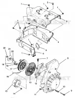 VENTILADOR CAJA   ARRANQUE DE RETROCESO TRAIL 0960761, TRAIL TOURING 0960262 and EU (4931763176D007)
