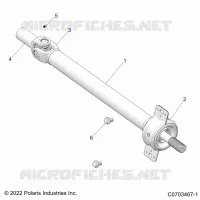 TREN, PROP SHAFT,MID, BEARING