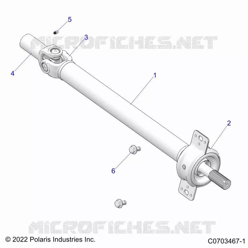 TREN, PROP SHAFT,MID, BEARING