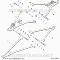 SUSPENSIÃ“N DELANTERA CONTROL ARMS