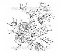 MONTAJE DEL MOTOR Magnum 2x4 W957544 (4926852685A009)