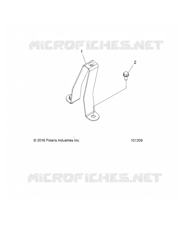 CHASSIS, GASOLINA TANK SUPPORT BRACKET