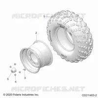 RUEDAS, REAR TIRE