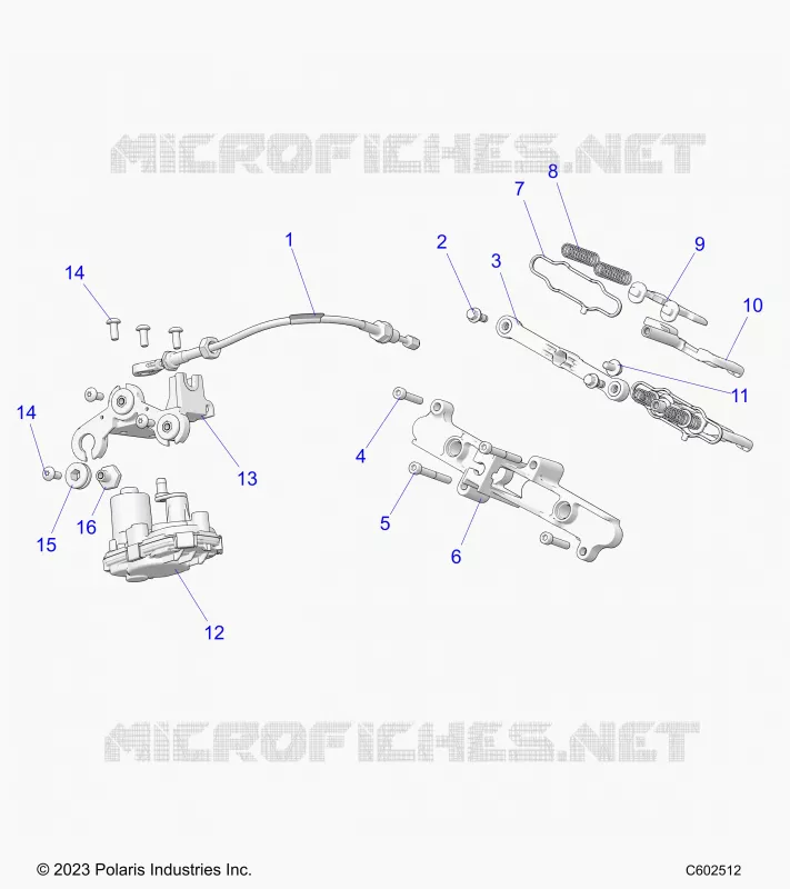 ENGINE, VALVOLA ESCAPE ASM. AND ACTUATOR