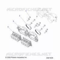 ENGINE, REED VALVE AND CUERPO DE MARIPOSA ADAPTOR
