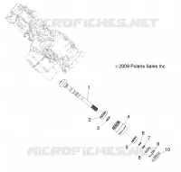 TREN, PRINCIPAL CAJA DE ENGRANAJES OUTPUT SHAFT