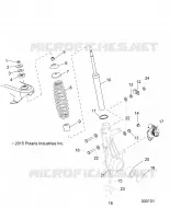 SUSPENSION, PUNTAL DELANTERO