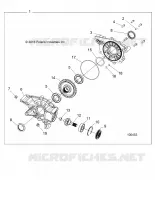 TREN, REAR GEARCASE INTERNALS