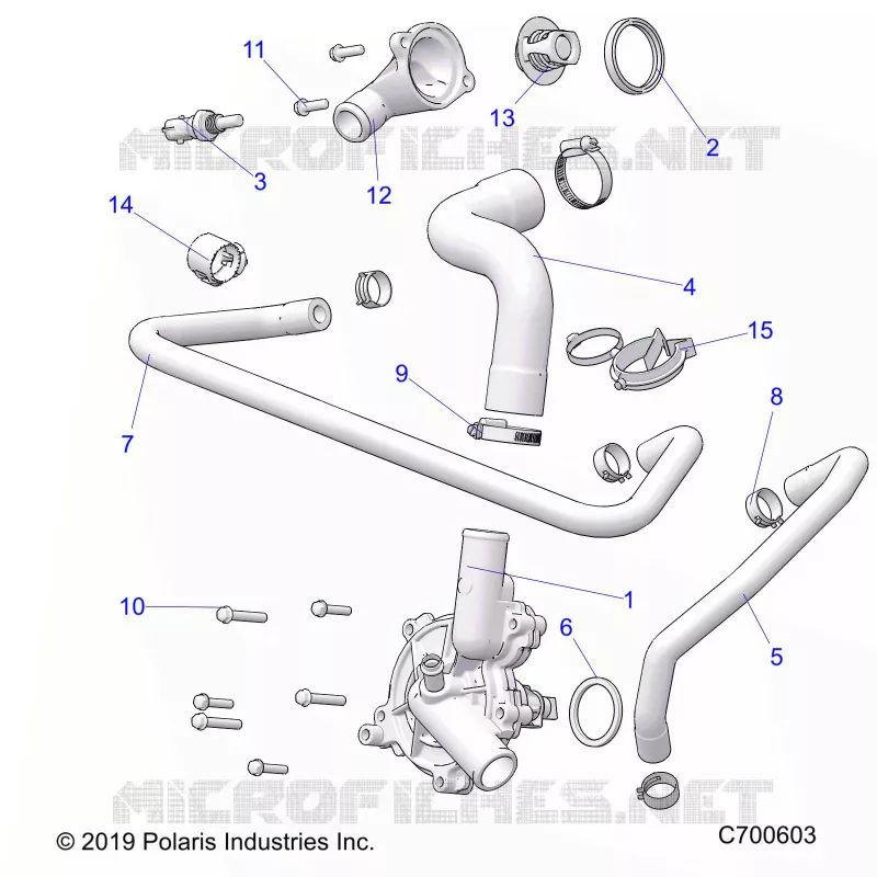 MOTOR, WATERPUMP AND BYPASS