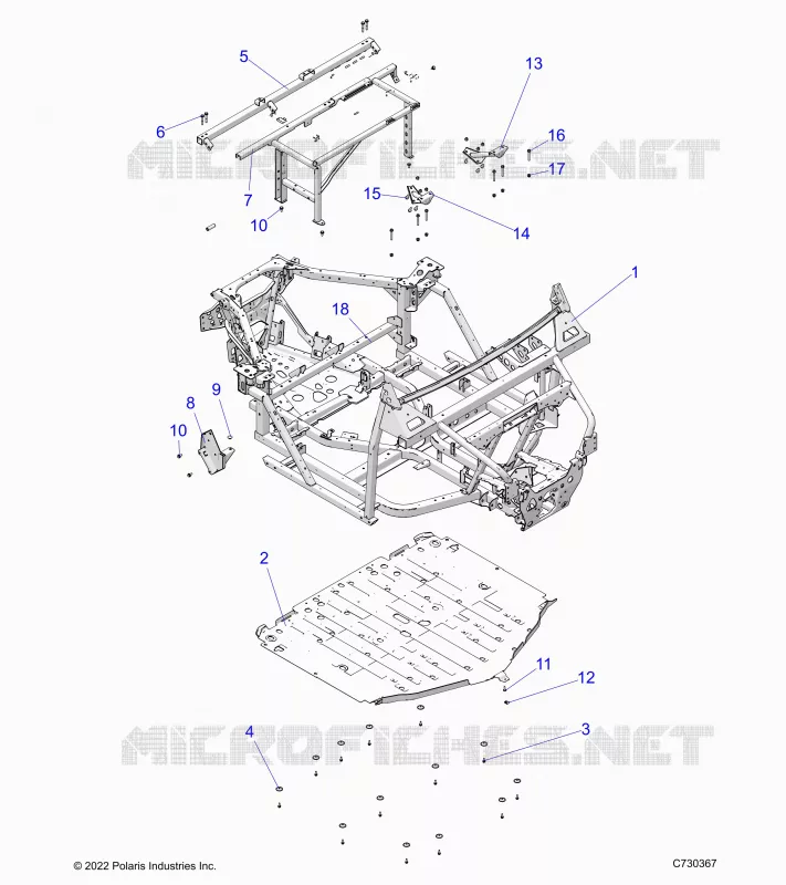 CHASSIS, MAIN FRAME AND ESQUÃD PLATES