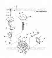 MOTOR, CARBURADOR, UPPER