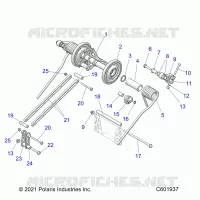 SUSPENSION, TRASERO ARM PAR