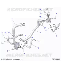 MOTOR, WATERPUMP AND BYPASS