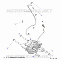 TREN, FRONT GEARCASE MOUNTING
