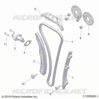 LA CADENA DE LEVAS AND TENSIONER
