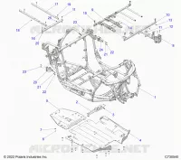 CHASSIS, MAIN FRAME AND ESQUÃD PLATES
