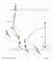 ASIENTO BELT MOUNTING, FRONT