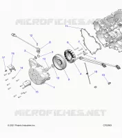 ENGINE, STATOR AND FLYRUEDA