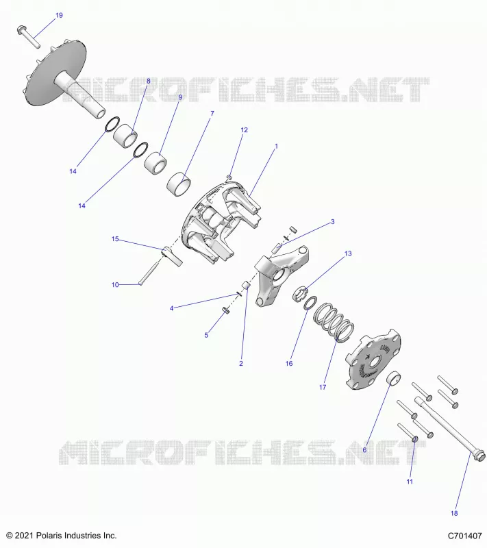 TREN, PRIMARY CLUTCH