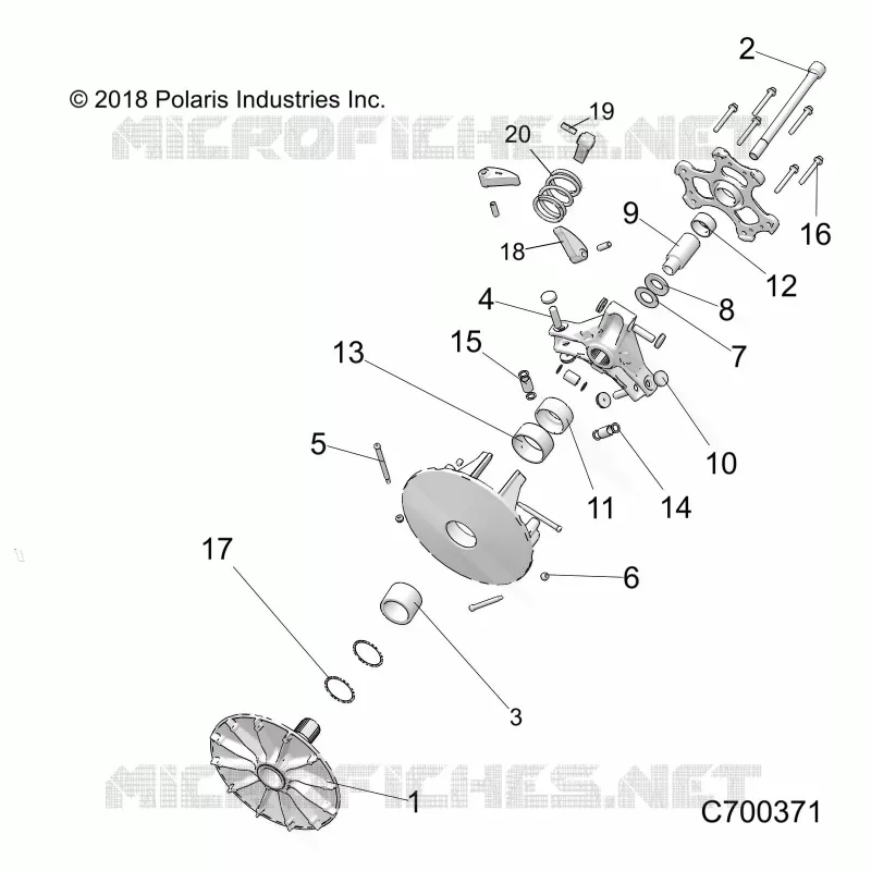 TREN, PRIMARY CLUTCH