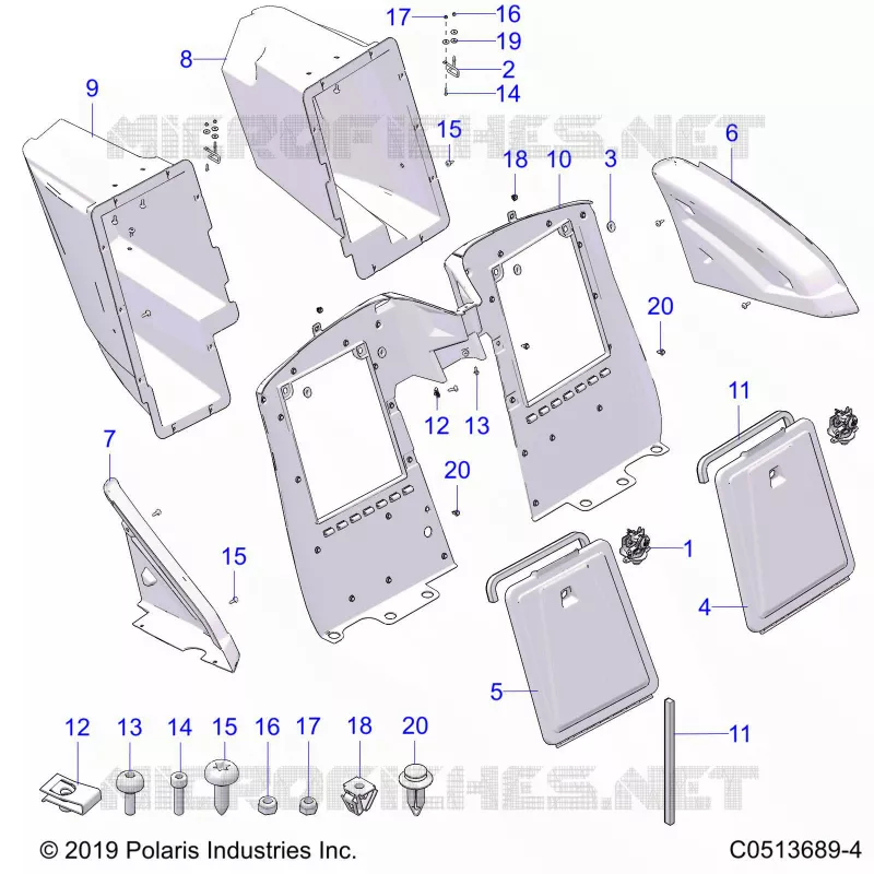 CARROCERÍA POSTERIOR STORAGE COMPARTMENTS