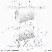 ENGINE, SISTEMA DE ESCAPE, SILENCER AND RELATED