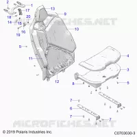 ASIENTO ASM., REAR, STANDARD