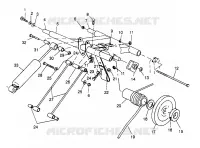 TRASERO ARM PAR 500 0972764, EUROPEAN 500 E972764 and 500 RMK 0972964 (4938393839C006)