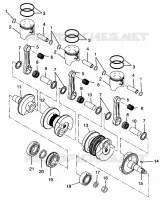 PISTÓN Y CIGÜEÑAL ULTRA SKS 0960578, EUROPEAN ULTRA SKS E960578, AND UL (4931683168C012)