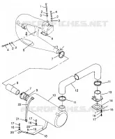 SISTEMA DE ESCAPE HURRICANE B964466 and  Intl. HURRICANE I964466 (4935733573B004)