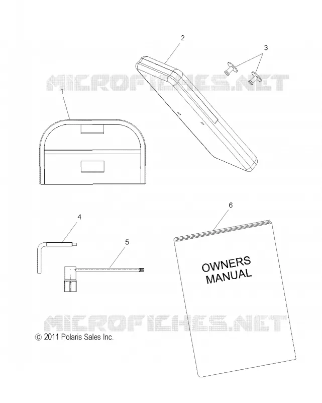 KIT DE HERRAMIENTA and EL MANUAL DEL PROPIETARIO