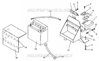 CAJA DE BATERIA ASSEMBLY RXL 0940768 (4925062506035A)