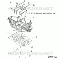 CHASSIS, MARCO PRINCIPAL AND SKID PLATES