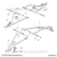 SUSPENSIÃ“N DELANTERA CONTROL ARMS