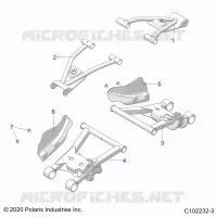SUSPENSION TRASERA CONTROL ARMS