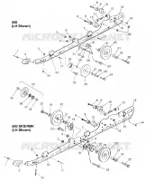 montaje en carril (SUSPENSION) 500 0972764,  EUROPEAN 500 E972764, 500 SKS 0972 (4938393839C002)
