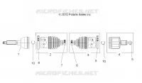 DRIVE TRAIN, TRANSMISION DELANTERA SHAFT