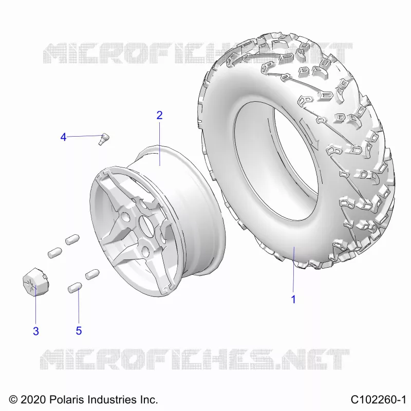 RUEDAS, FRONT TIRE