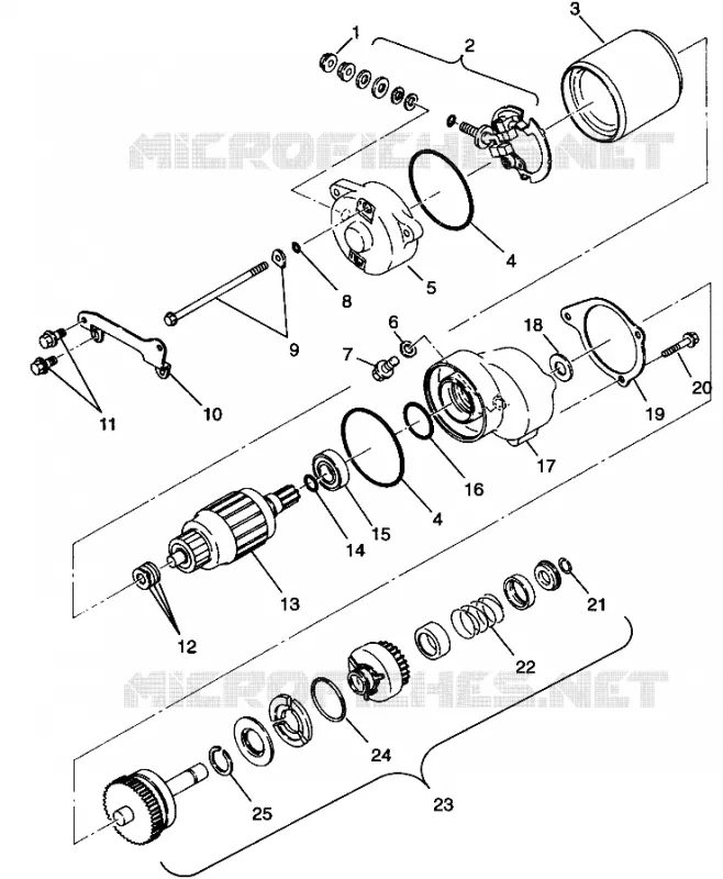 MOTOR DE ARRANQUE Sportsman 4x4 W968040 (4935943594D006)