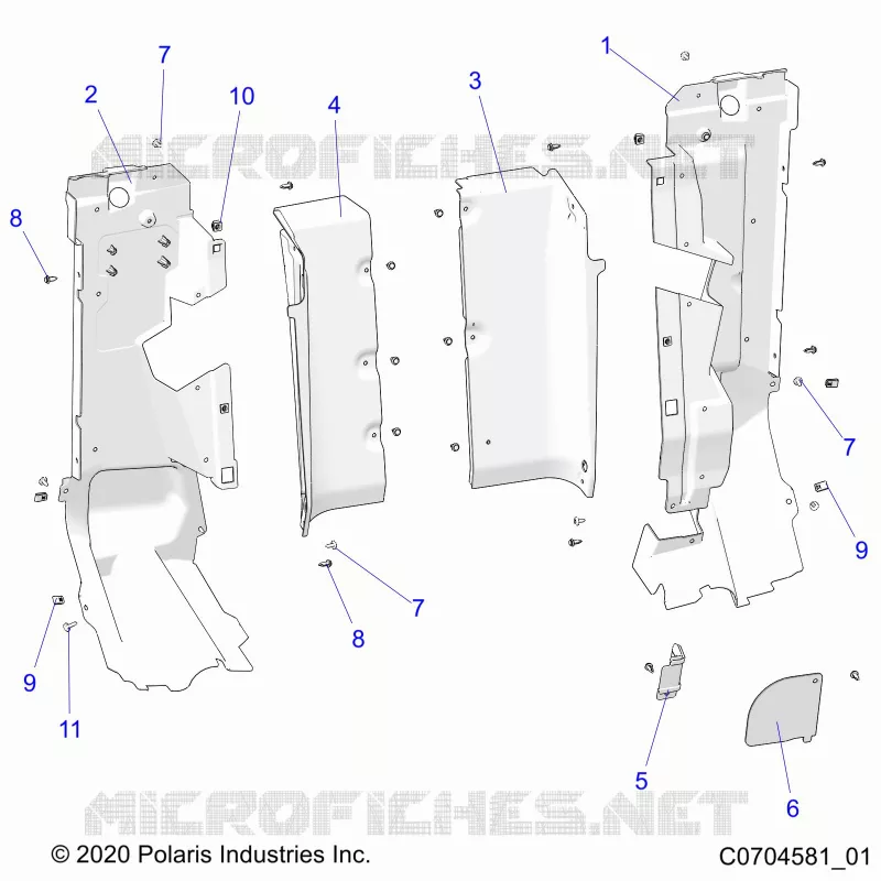 CARROCERÍA POSTERIOR CLOSEOFF, SIDE PANELS