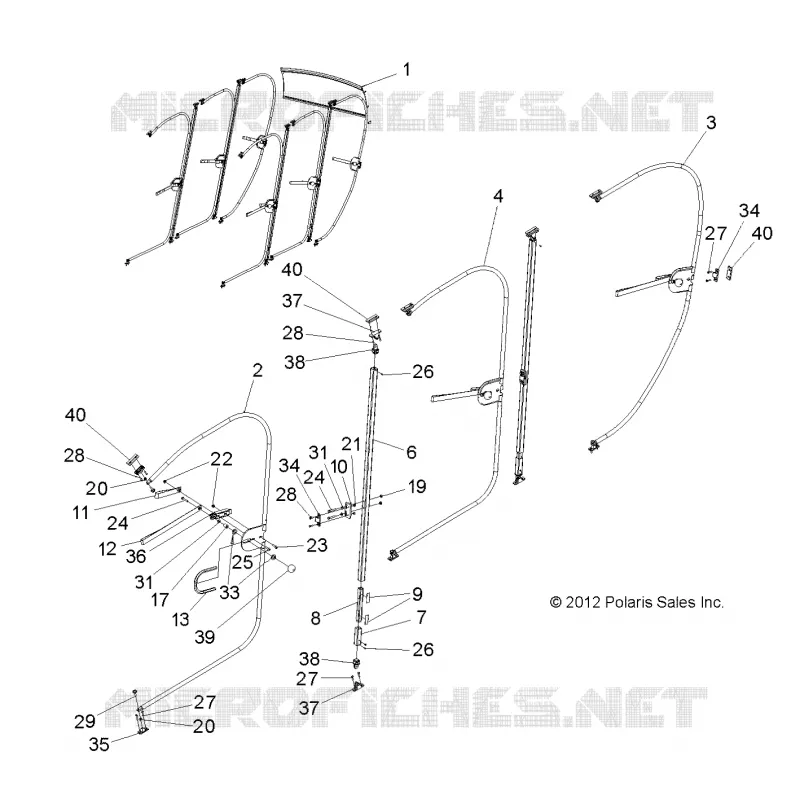 OPCIONES, DOOR BASTIDORD CANVAS 6 PASSENGER
