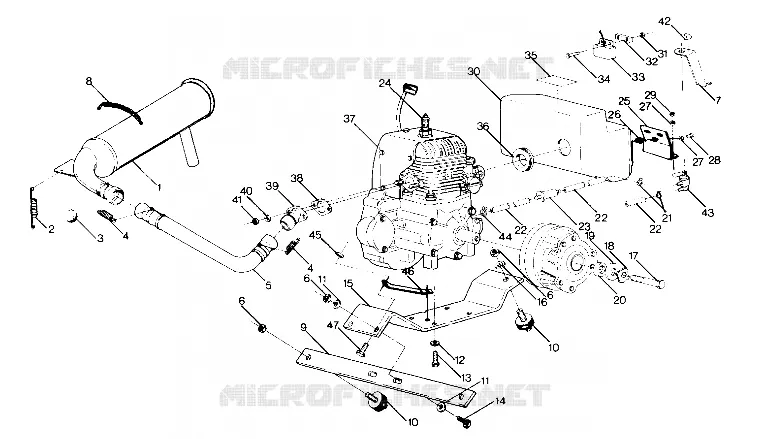 MONTAJE DEL MOTOR Star Trak (4912731273015A)